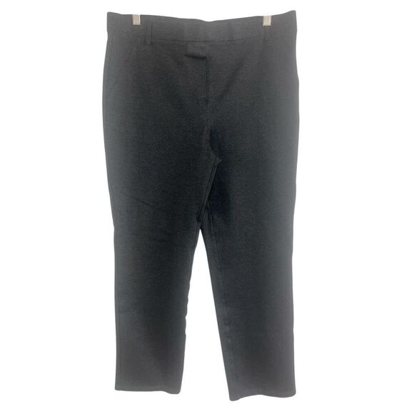 ✨Quince Ultra-Stretch Ponte Straight Leg Charcoal Sz Large Pants✨ - Picture 5 of 10